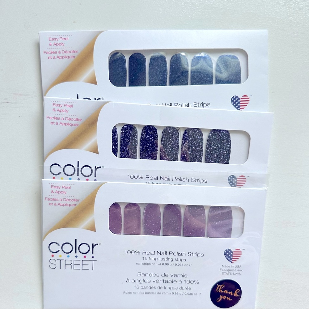 Color Street Glitter Nail Strips